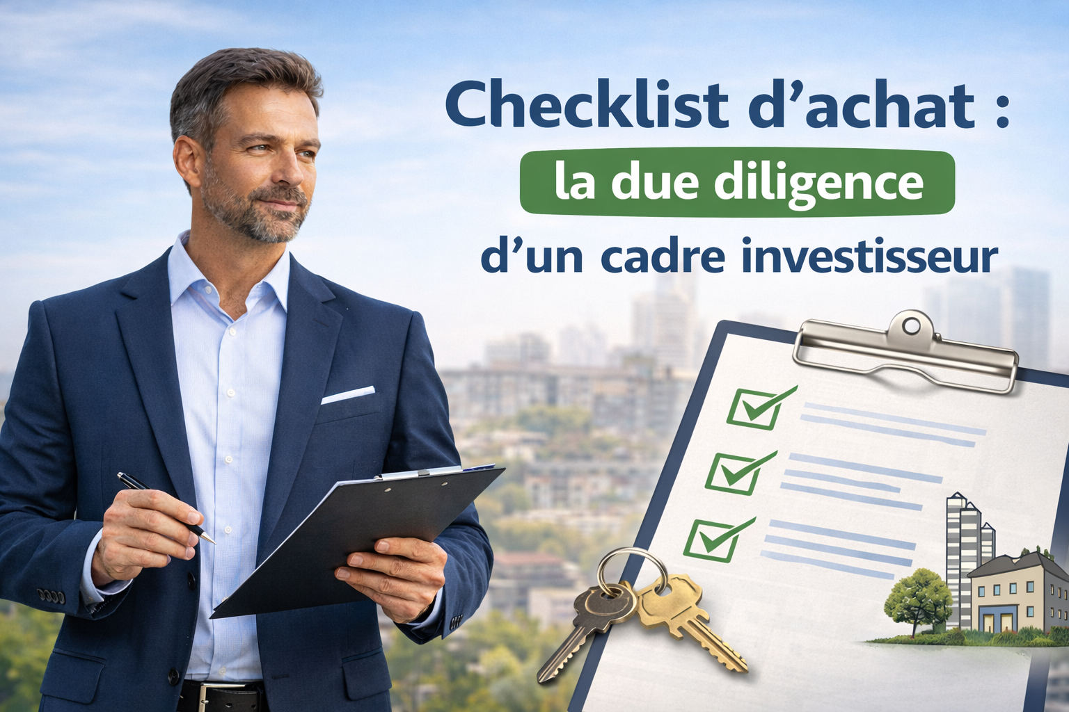 Checklist d’achat : la due diligence d’un cadre investisseur