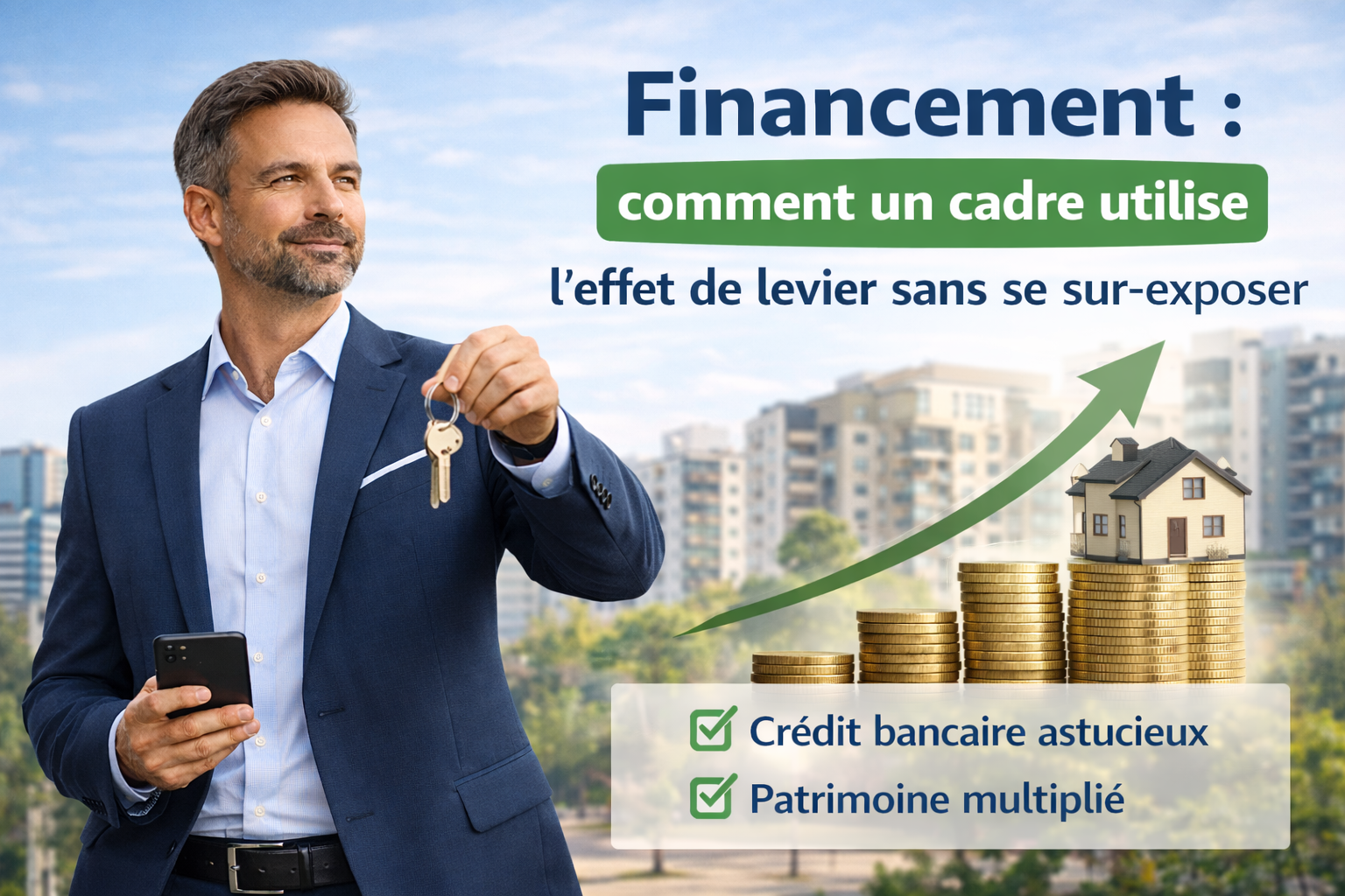 Financement : comment un cadre utilise l’effet de levier sans se sur-exposer