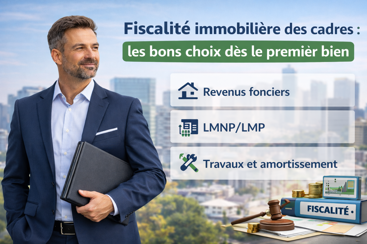Fiscalité immobilière des cadres : les bons choix dès le premier bien