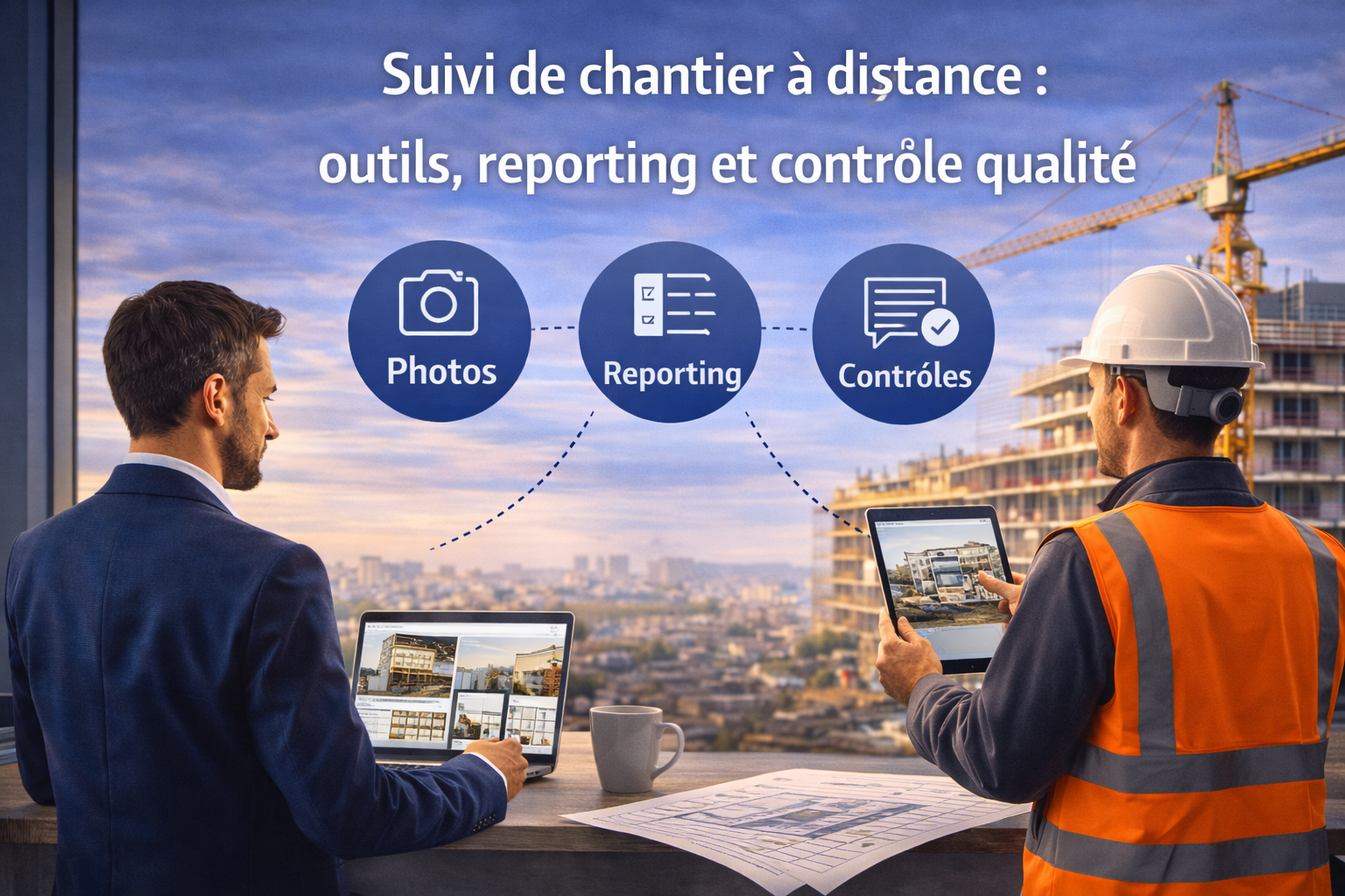 Suivi de chantier à distance : outils, reporting et contrôle qualité